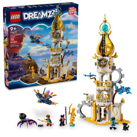LEGO DREAMZzz The Sandman’s Tower, Kids’ Castle Toy Playset with Toy Spider and Bird, Fantasy Gift for Girls and Boys Aged 9 and Up, 71477, Includes 723 Pieces, Ages 9+