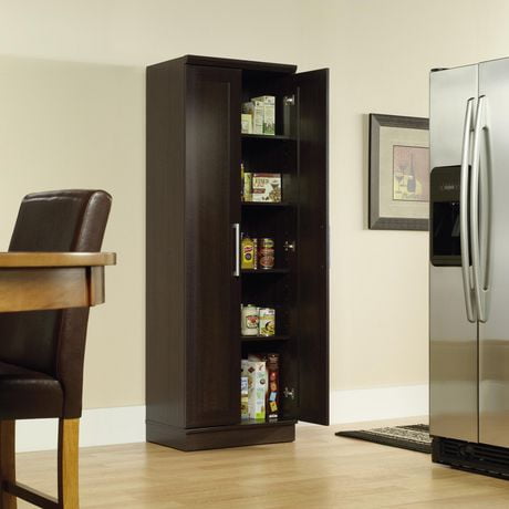 Sauder Homeplus Collection Storage Cabinet Dakota Oak 411985 Canada Homeplus Collection Storage Cabinet, Oak Pantry Cabinet Canada