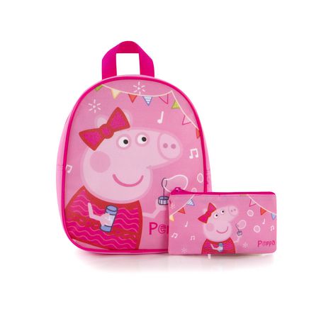 Heys Backpack With Pencil Case- Peppa Pig (Est-Jbp-Pg10-19)-O/S Pink One Size