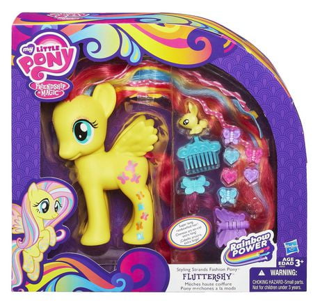 My Little Pony Styling Strands Fashion Pony Fluttershy Figure - Walmart.ca