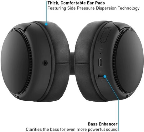 Panasonic Deep Bass Wireless Bluetooth Immersive Headphones with XBS