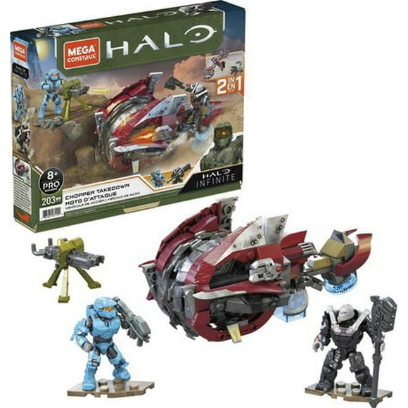 Mega Halo Infinite Coffret de construction Moto d’attaque - 202 Blocs