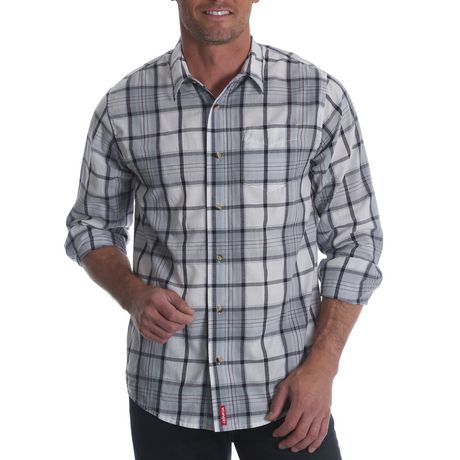 Wrangler Men's Plaid Woven Shirt | Walmart Canada