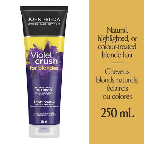 Shampooing mauve intense Violet Crush de John Frieda 250 mL