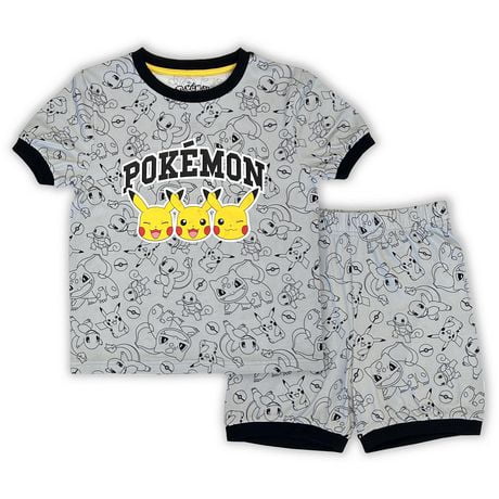 Pokemon Boy's 2 piece pyjama set., Sizes XS to XL