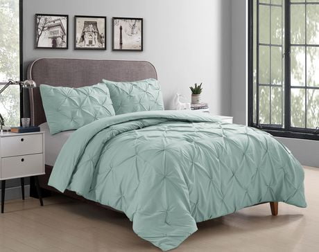 Swift Home Pintuck Comforter Set | Walmart Canada