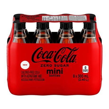 Coca-Cola Zero Sugar 300mL Mini Bottles, 8 pack | Walmart Canada