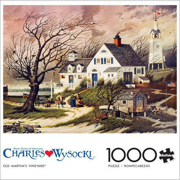 Buffalo Games - Le puzzle Charles Wysocki - Old Martha's Vineyard - en 1000 pièces