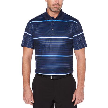 polo hogan ben performance golf sleeve short shirt ombre stacked printed walmart