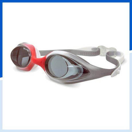 Dolfino Pro Ultrafit Youth Swim Goggle - Red / Silver, Youth Swim Goggle