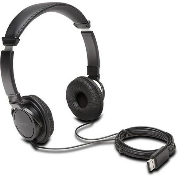 Kensington USB Hi-Fi Headphones - Black