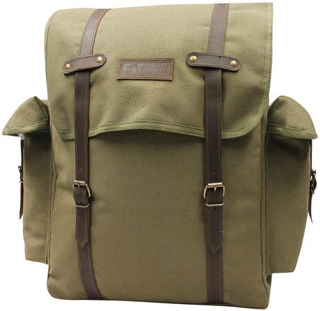 World Famous Frobisher Canvas Daypack - Olive | Walmart Canada