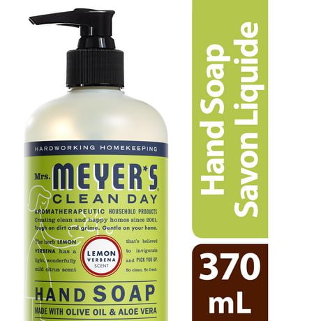 Mrs. Meyer's® Clean Day Savons pour les mains - Parfum de Verveine Citronnelle 370ml savons pour les mains