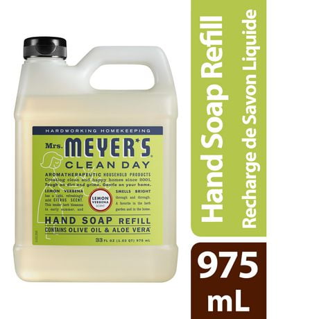 Mrs. Meyer's® Clean Day Savons liquide pour les mains recharges - Parfum de Verveine Citronnelle