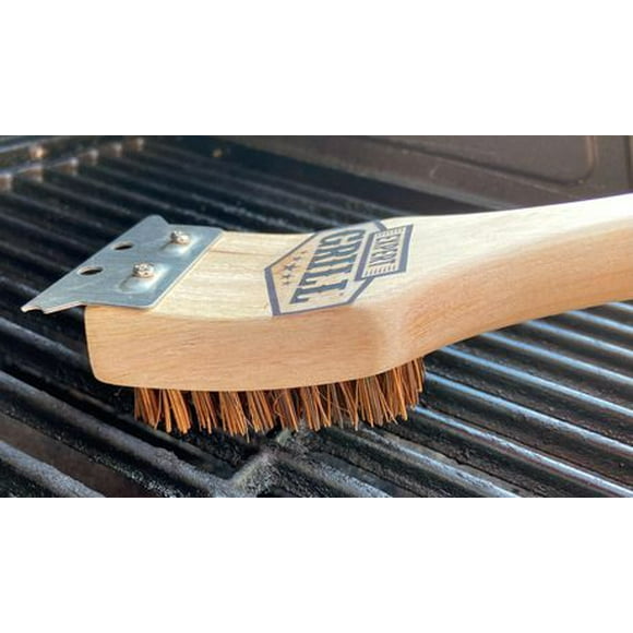 Wood Handle BBQ Brush, Palmyra Grill Brush