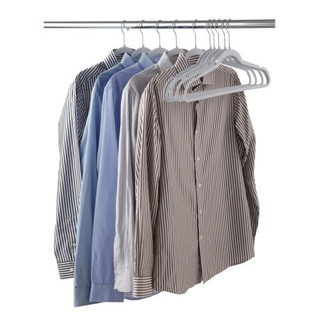 mainstays hangers slim plastic 10pk walmart