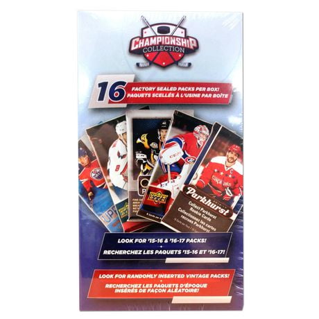 18 Hockey Championship Championship 16PK Value Box Cartes à ...