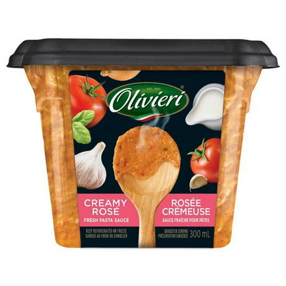 Olivieri Creamy Rosé Fresh Pasta Sauce, Fresh Pasta Sauce, 300 mL