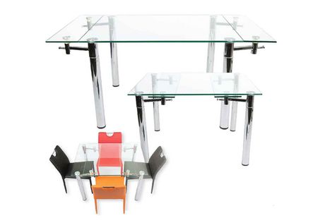 Canadian Tornado Extendable Dining, Extendable Glass Dining Table Canada