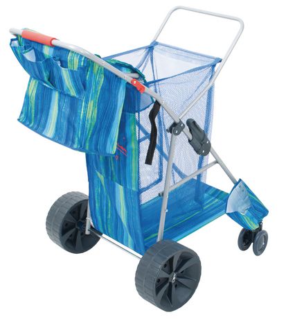 jardin avec sac de protection vert CFG Chariot de transport en tissu pliable pour vêtements de plage 