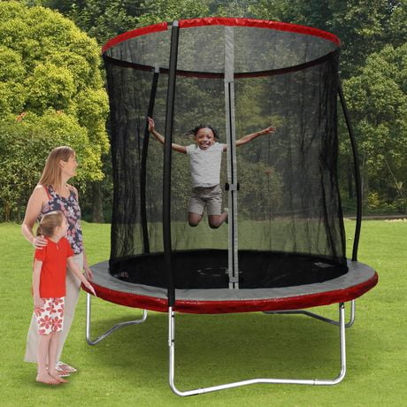 8ft trampoline and enclosure