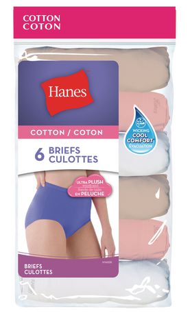 Hanes Women's Cotton Brief Underwear, 10-Pack - DroneUp Delivery