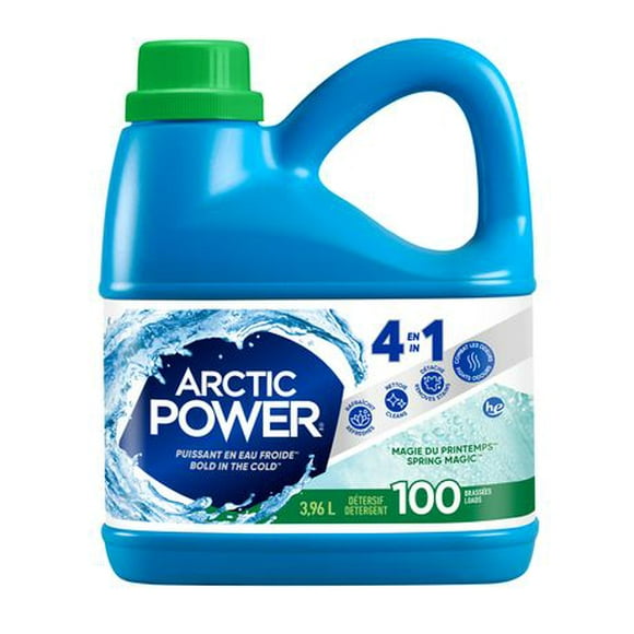 Arctic Power Spring Magic Liquid Laundry Detergent, 3.96 L, 100 Loads