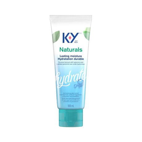 Lubrifiant personnel de K-Y, Naturals Extra hydratant+, gel 100 ml