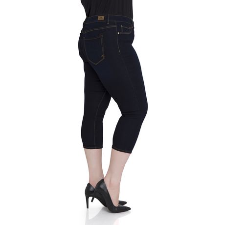 Jordache Womens plus Hot Spot Pull on Capri | Walmart Canada