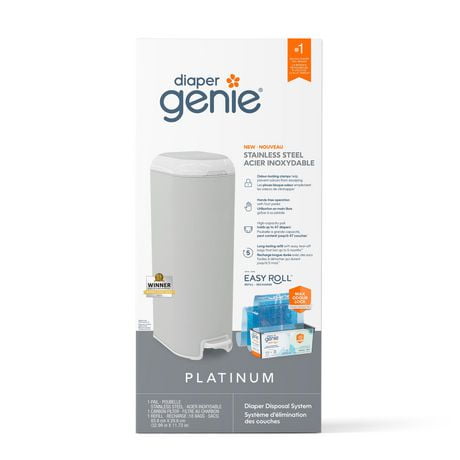 Diaper Genie Platinum Pail – Stone Grey