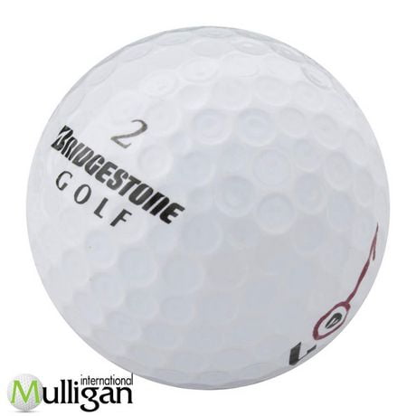 Mulligan - 12 balles de golf récupérées Bridgestone E7 4A, Blanc