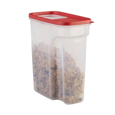 Rubbermaid Flip-Top Cereal and Food Storage Container, 4.2 Liter, Red