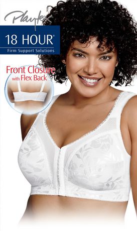 Playtex Women's Plus Size Front-Close Bra with Flex Back