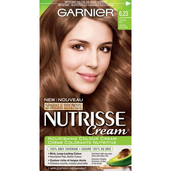 Crème colorante permanente nutritive pour cheveux Nutrisse Cream de Garnier, 1 unité