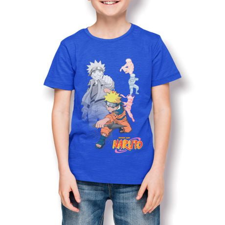 Naruto T-Shirt col rond à manches courtes pour garçon