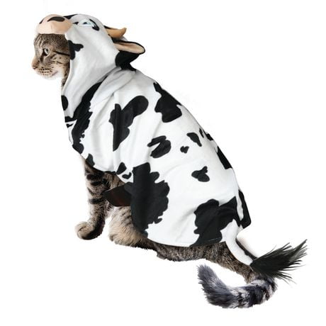 Costume d'Halloween pour chien, costume de chat et costume d'animal de compagnie Vibrant Life: Vache, taille TP-XL