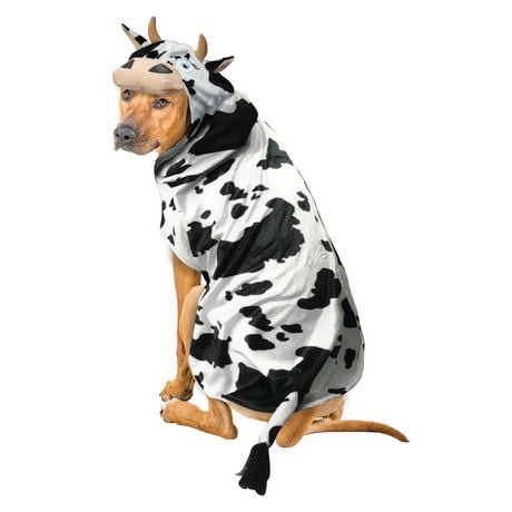 Vibrant Life Halloween Dog Costume, Cat Costume and Pet Costume: Cow, Size XS-XL