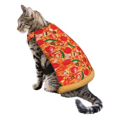 Costume d'Halloween pour chien, chat et animal de compagnie Vibrant Life: Pizza, taille XS-XL