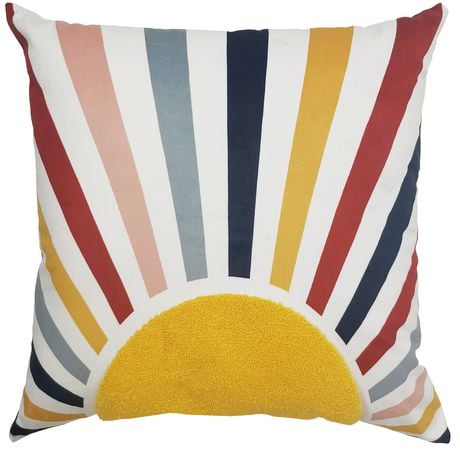 hometrends Printed Sunset Decorative Pillow
