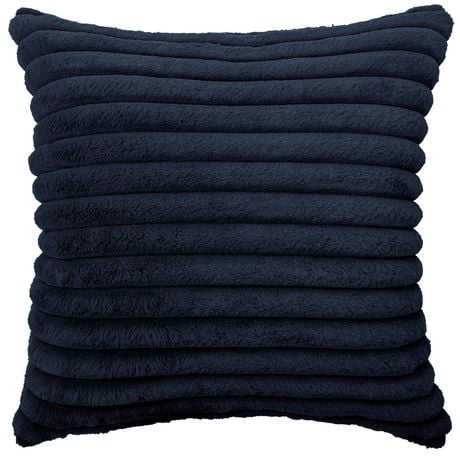 Hometrends Solid Fur Decorative Pillow Walmart Ca   6000205470016 