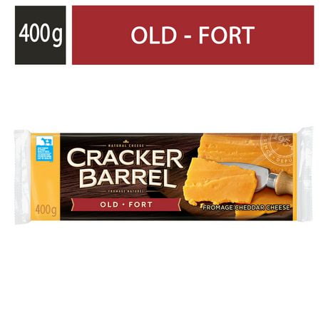 Cracker Barrel Cheddar Coloured Old Cheese, 400g