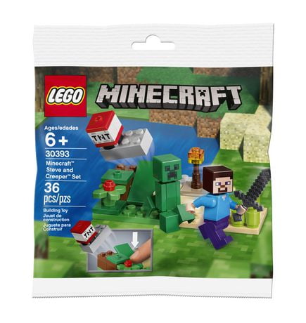 LEGO Minecraft Steve and Creeper Set 30393 | Walmart Canada