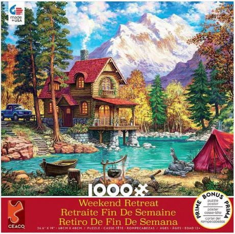 Ceaco Weekend Retreat - House in the Forest, 1000 Piece Puzzle - Walmart.ca