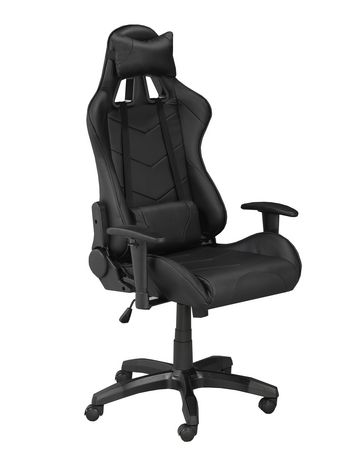 Sorrento Gaming Chair with Tilt & Recline, Black | Walmart Canada