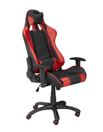 brassex fresno fabric gaming chair with tilt and recline