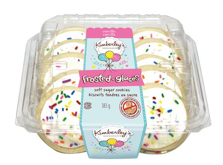 Kimberly's Bakeshoppe® Vanilla Frosted Sugar Cookies with White icing ...