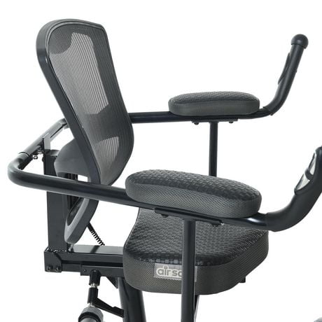 exerpeutic 2500 bluetooth 3 way adjustable desk recumbent exercise bike with airsoft seat and free app