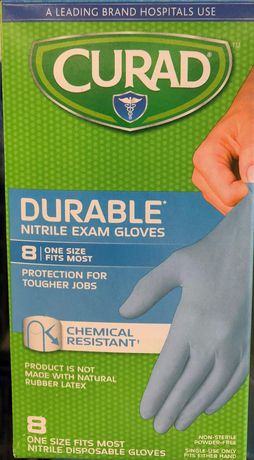 nitrile gloves curad