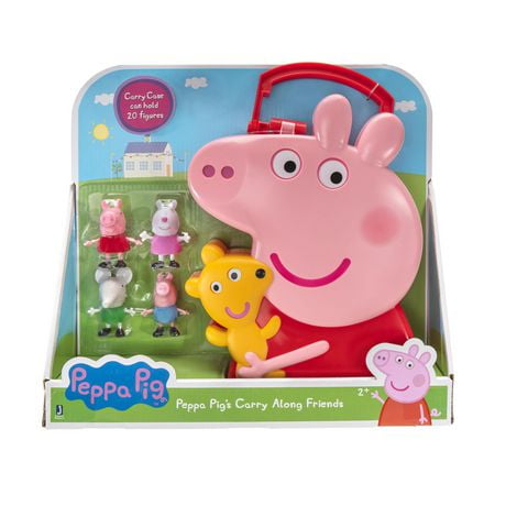 Peppa Pig Carry Case with 4 Figures - Walmart.ca