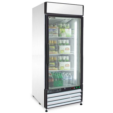 Réfrigérateur marchandiseur Maxx Cold de la série X de 16 pi³